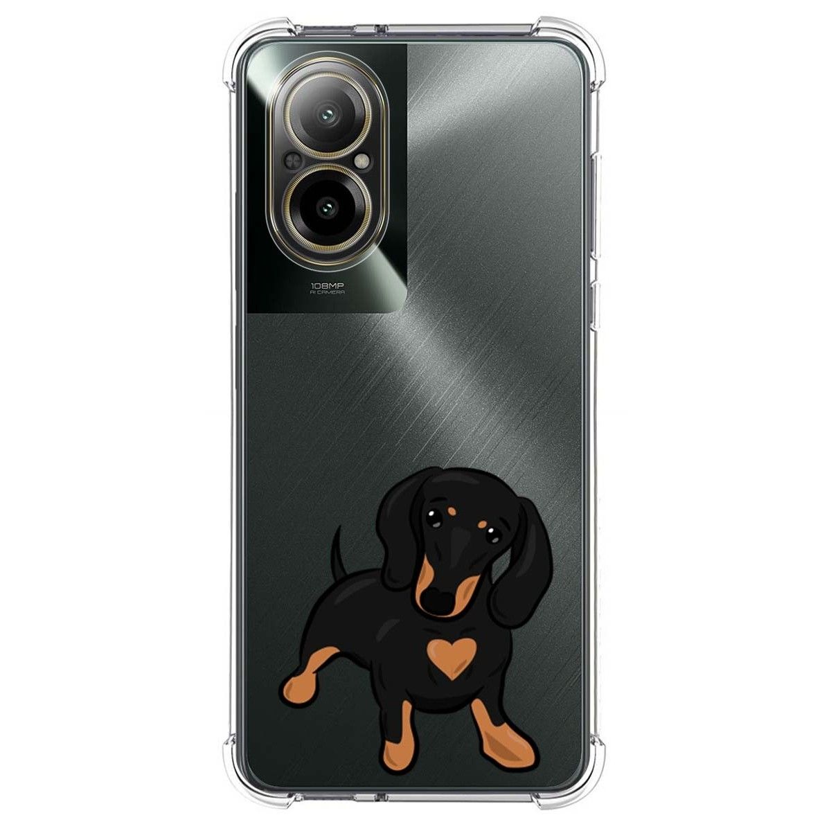 Funda Silicona Antigolpes para Realme C67 4G diseño Perros 04 Dibujos
