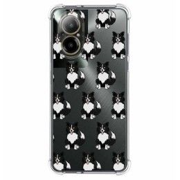 Funda Silicona Antigolpes para Realme C67 4G diseño Perros 07 Dibujos