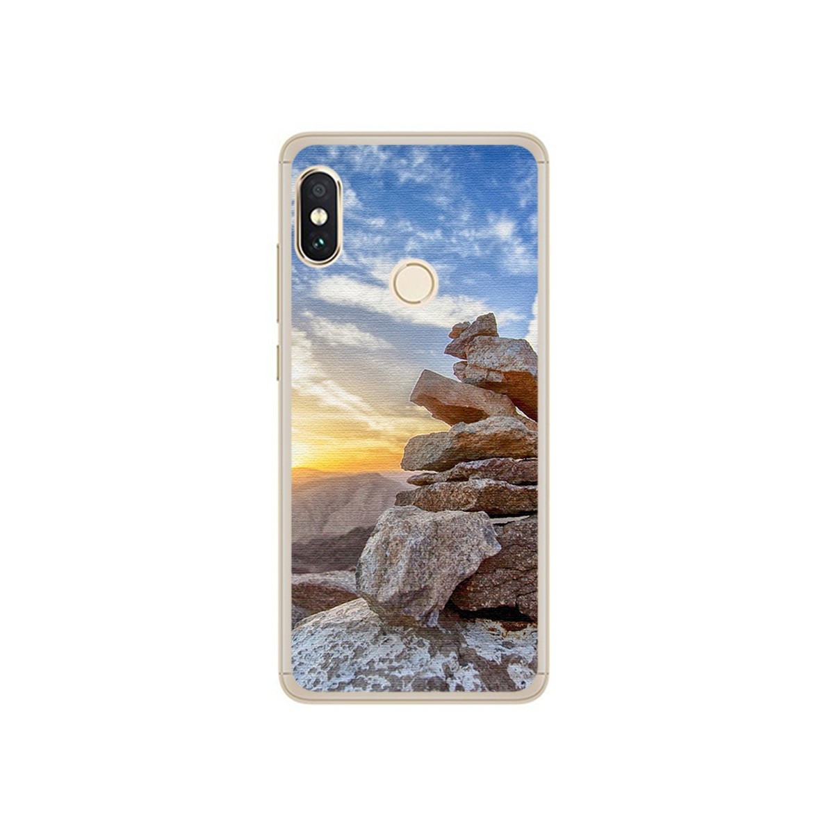 Funda Gel Tpu para Xiaomi Redmi Note 5 / Note 5 Pro Sunset Dibujos