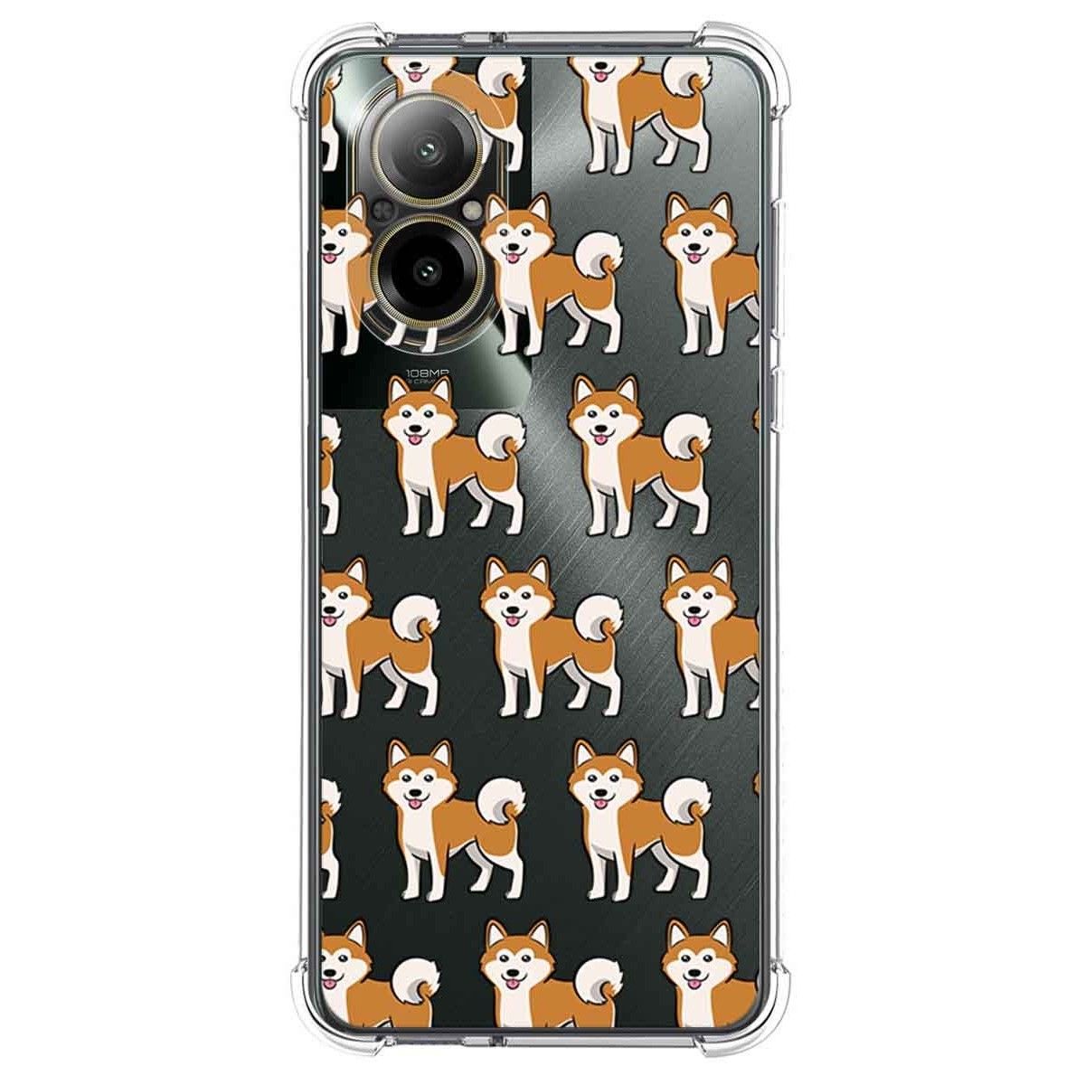 Funda Silicona Antigolpes para Realme C67 4G diseño Perros 08 Dibujos