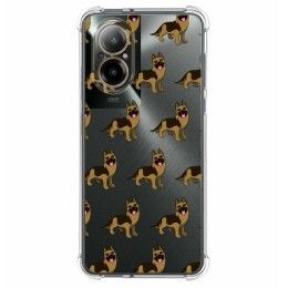 Funda Silicona Antigolpes para Realme C67 4G diseño Perros 09 Dibujos