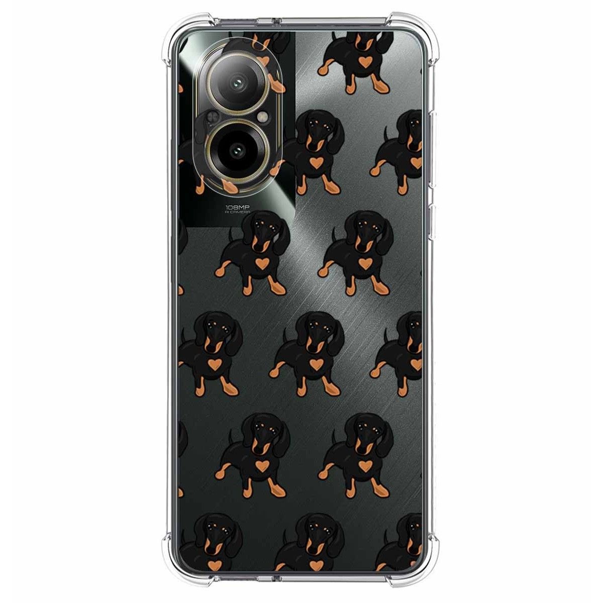 Funda Silicona Antigolpes para Realme C67 4G diseño Perros 10 Dibujos
