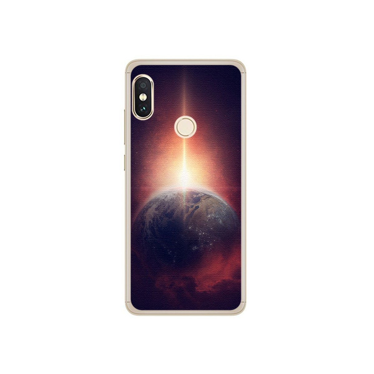 Funda Gel Tpu para Xiaomi Redmi Note 5 / Note 5 Pro Tierra Dibujos