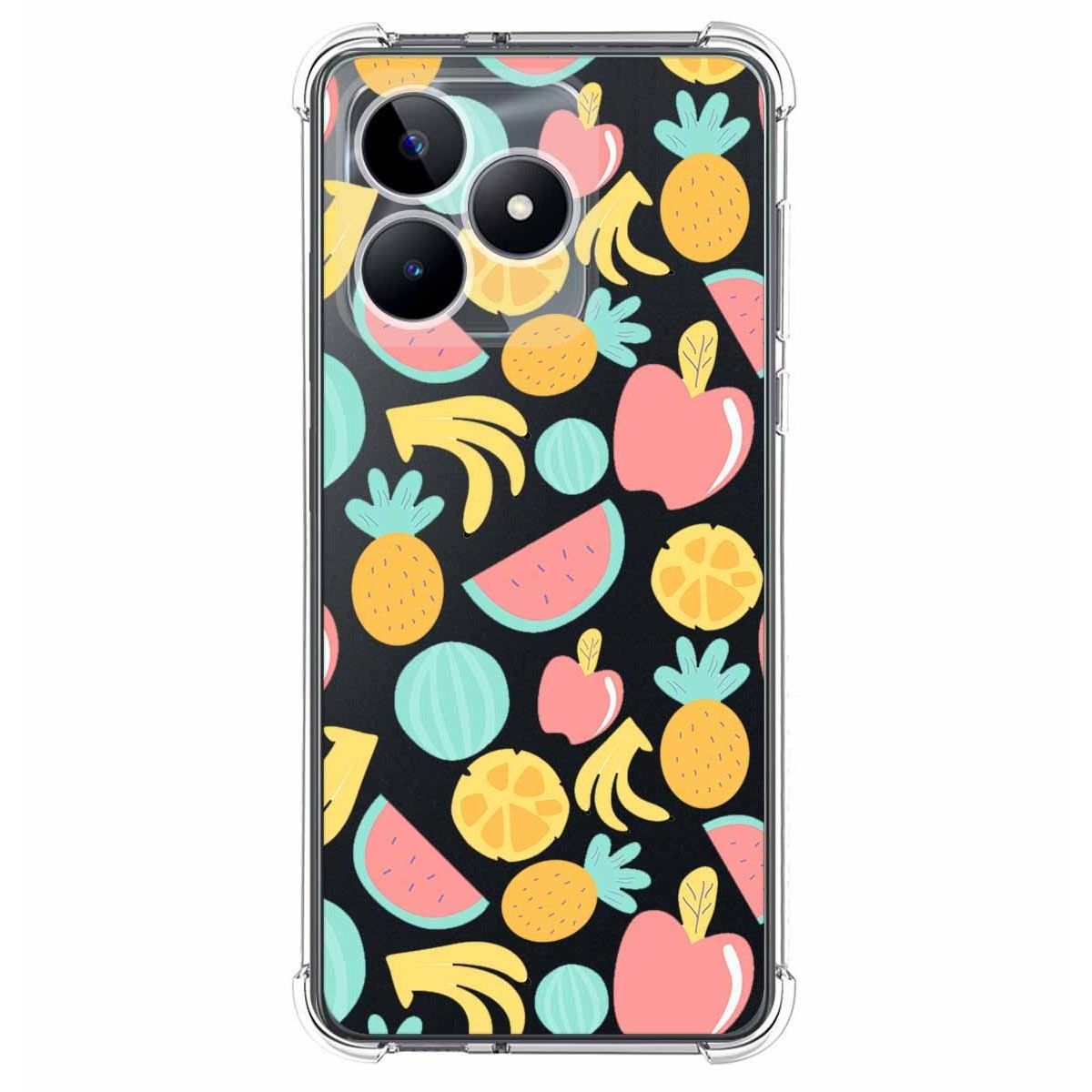 Funda Silicona Antigolpes para Realme Note 50 diseño Frutas 02 Dibujos