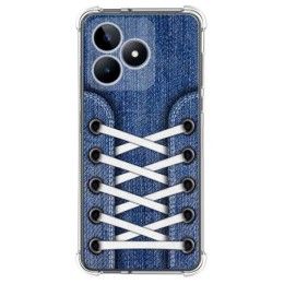 Funda Silicona Antigolpes para Realme Note 50 diseño Zapatillas 01 Dibujos