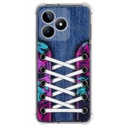 Funda Silicona Antigolpes para Realme Note 50 diseño Zapatillas 06 Dibujos