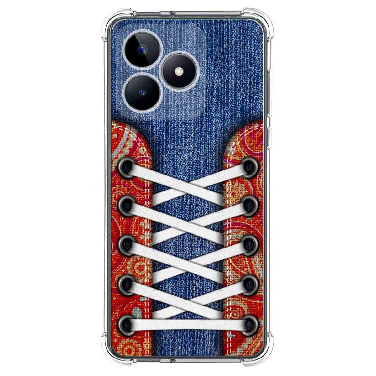 Funda Silicona Antigolpes para Realme Note 50 diseño Zapatillas 11 Dibujos