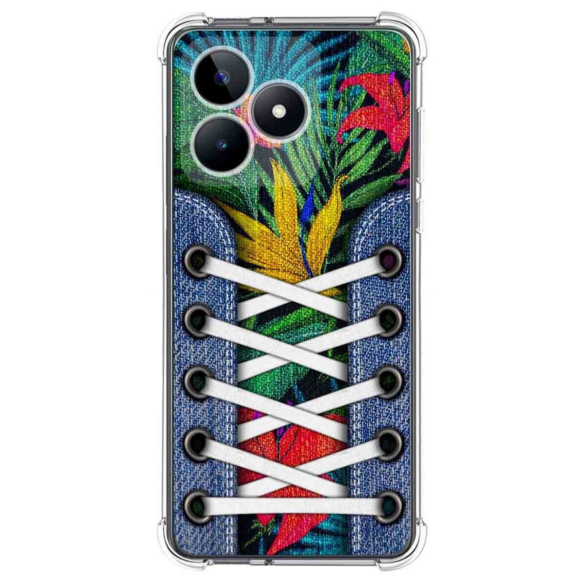 Funda Silicona Antigolpes para Realme Note 50 diseño Zapatillas 12 Dibujos
