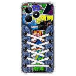 Funda Silicona Antigolpes para Realme Note 50 diseño Zapatillas 14 Dibujos