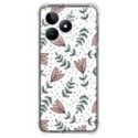 Funda Silicona Antigolpes para Realme Note 50 diseño Flores 01 Dibujos