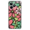 Funda Silicona Antigolpes para Realme Note 50 diseño Flores 02 Dibujos