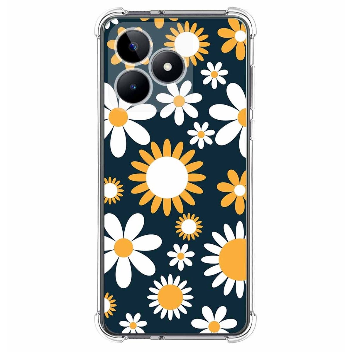 Funda Silicona Antigolpes para Realme Note 50 diseño Flores 08 Dibujos