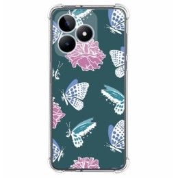 Funda Silicona Antigolpes para Realme Note 50 diseño Flores 10 Dibujos