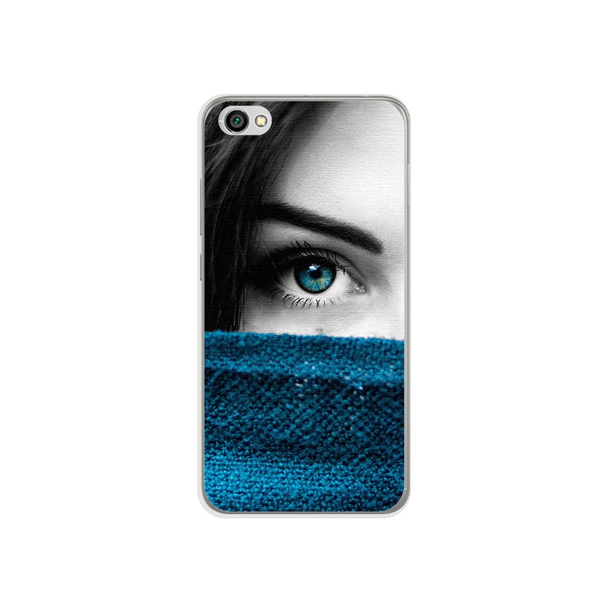 Funda Gel Tpu para Xiaomi Redmi Note 5A Diseño Ojo Dibujos