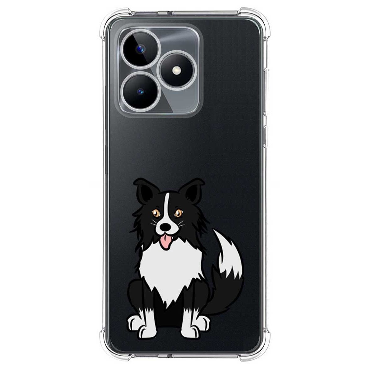 Funda Silicona Antigolpes para Realme Note 50 diseño Perros 01 Dibujos