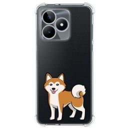 Funda Silicona Antigolpes para Realme Note 50 diseño Perros 02 Dibujos