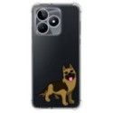 Funda Silicona Antigolpes para Realme Note 50 diseño Perros 03 Dibujos