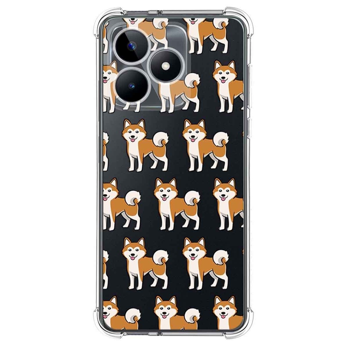 Funda Silicona Antigolpes para Realme Note 50 diseño Perros 08 Dibujos