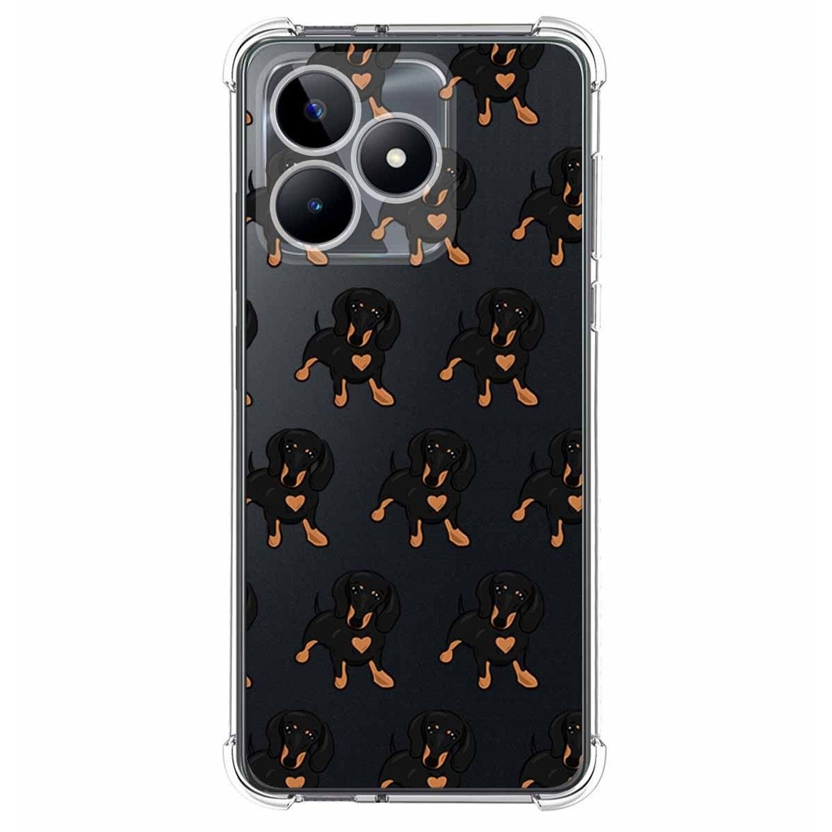 Funda Silicona Antigolpes para Realme Note 50 diseño Perros 10 Dibujos