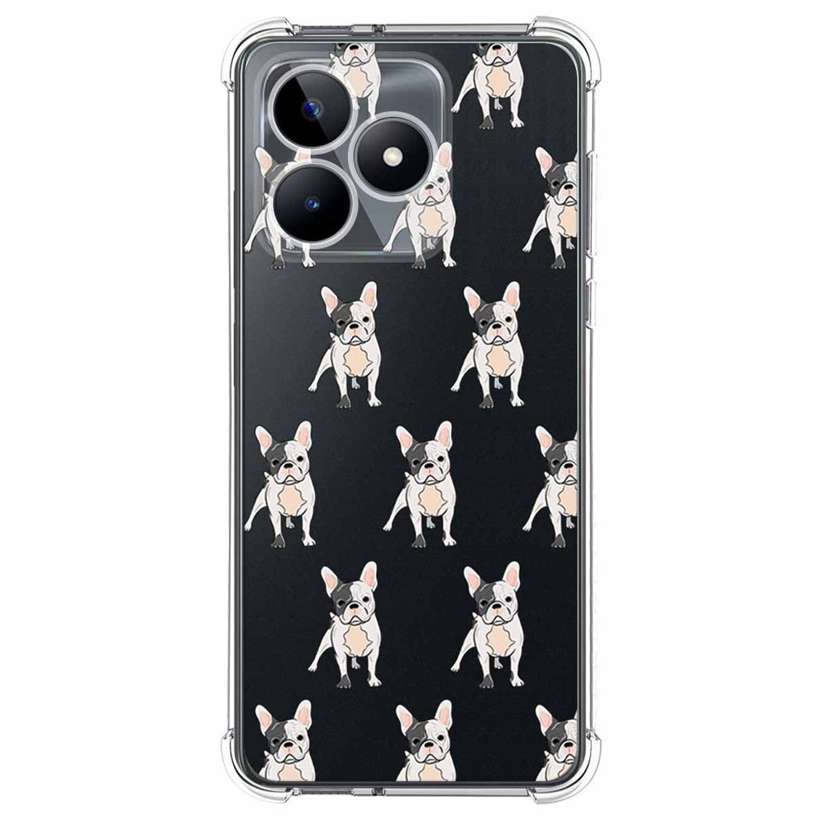 Funda Silicona Antigolpes para Realme Note 50 diseño Perros 12 Dibujos