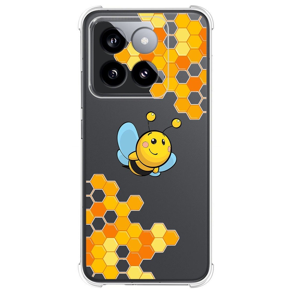 Funda Silicona Antigolpes para Xiaomi 14 Pro 5G diseño Abeja Dibujos