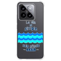 Funda Silicona Antigolpes para Xiaomi 14 Pro 5G diseño Agua Dibujos