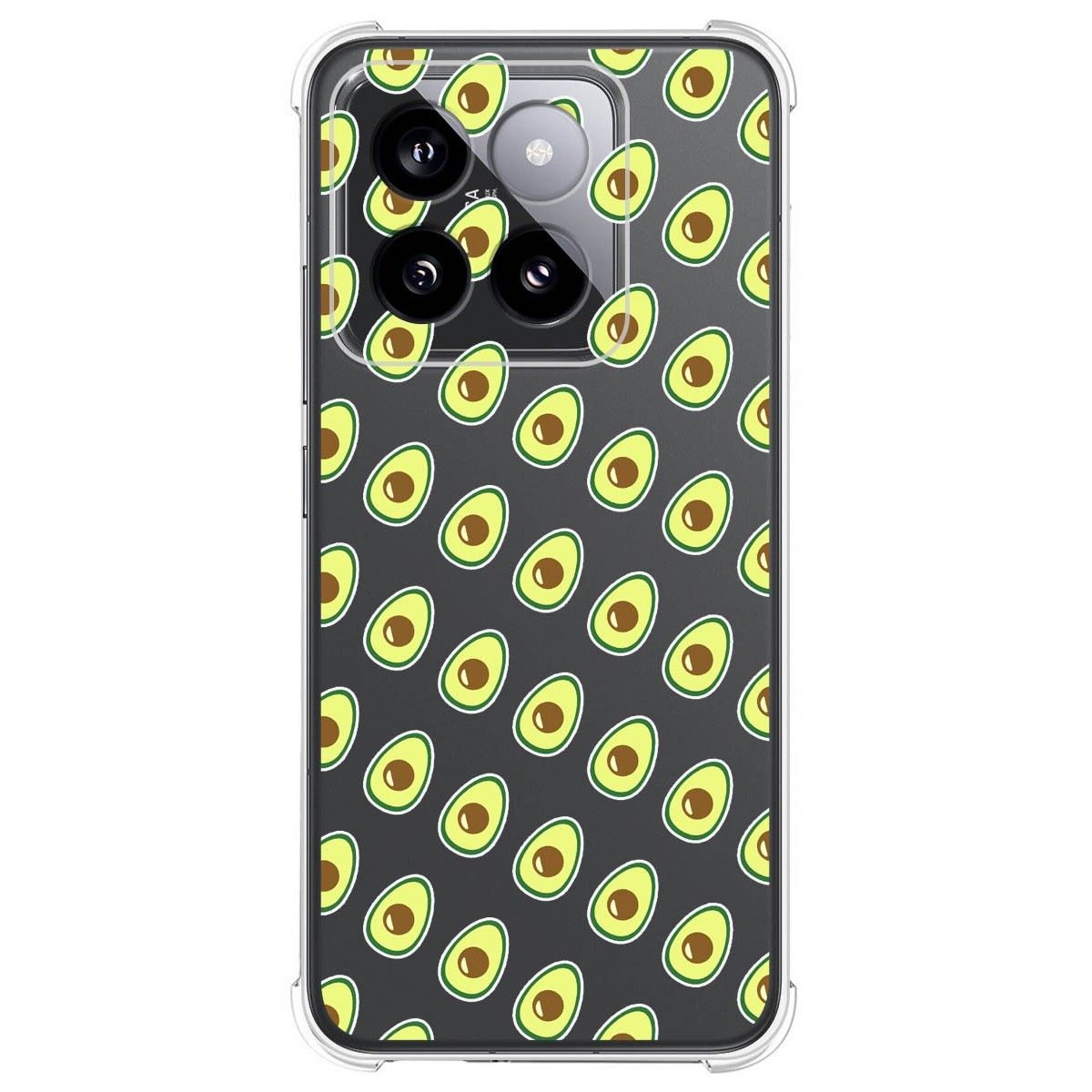 Funda Silicona Antigolpes para Xiaomi 14 Pro 5G diseño Aguacate Dibujos