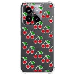 Funda Silicona Antigolpes para Xiaomi 14 Pro 5G diseño Cerezas Dibujos