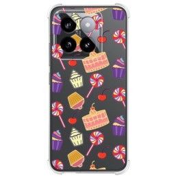 Funda Silicona Antigolpes para Xiaomi 14 Pro 5G diseño Dulces 01 Dibujos