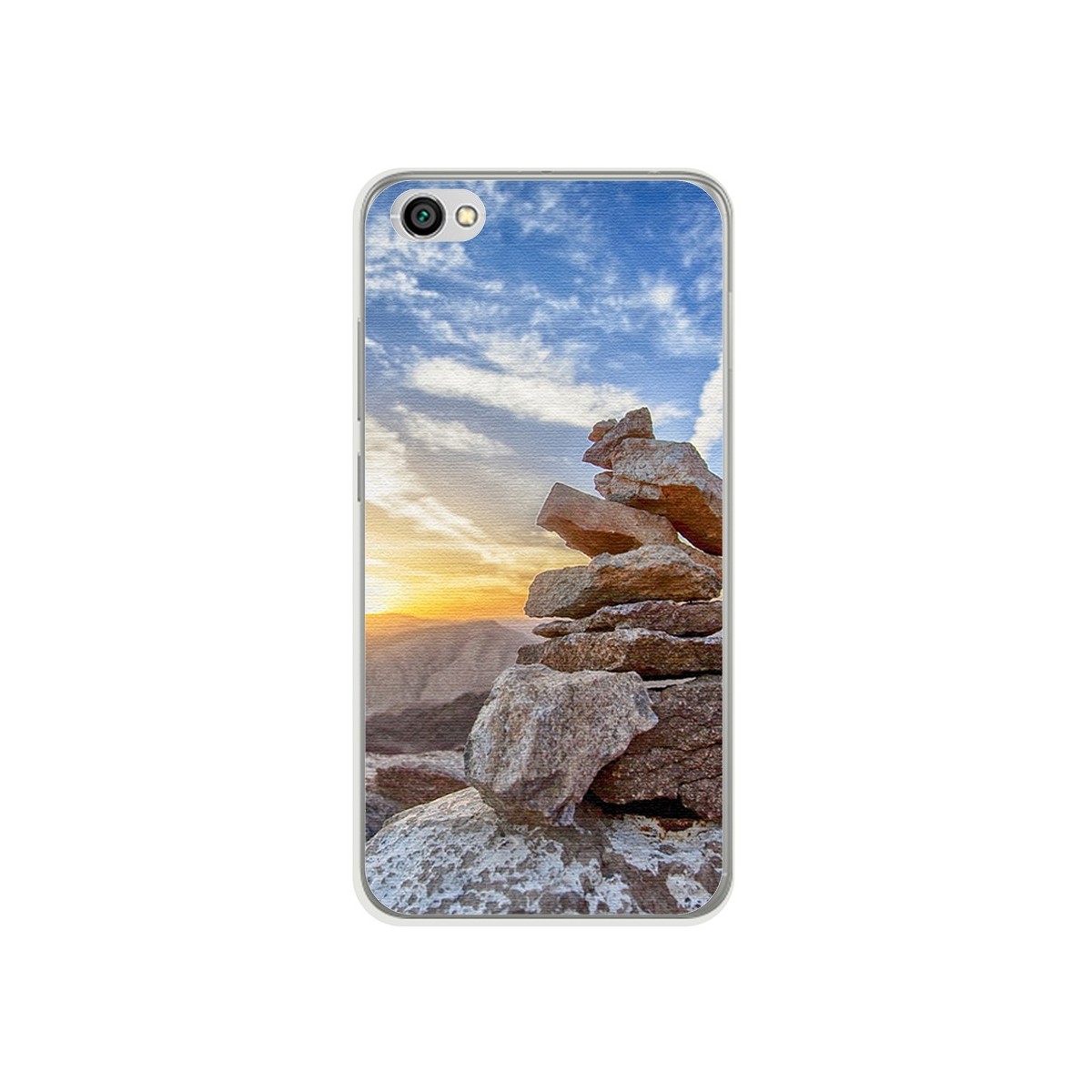 Funda Gel Tpu para Xiaomi Redmi Note 5A Diseño Sunset Dibujos