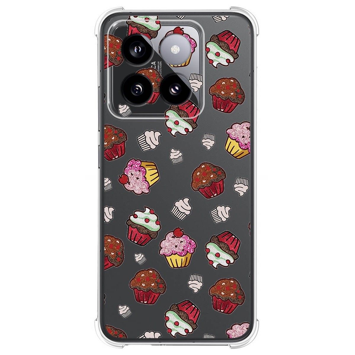 Funda Silicona Antigolpes para Xiaomi 14 Pro 5G diseño Muffins Dibujos