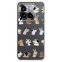 Funda Silicona Antigolpes para Xiaomi 14 Pro 5G diseño Perros Dibujos