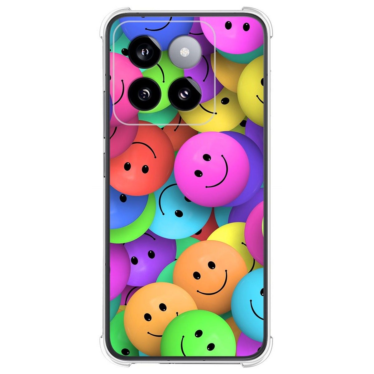 Funda Silicona Antigolpes para Xiaomi 14 Pro 5G diseño Smile Dibujos