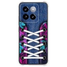 Funda Silicona Antigolpes para Xiaomi 14 Pro 5G diseño Zapatillas 06 Dibujos