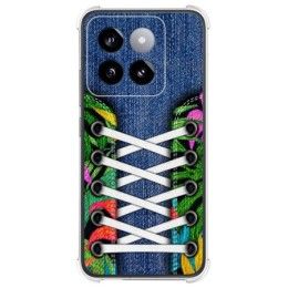 Funda Silicona Antigolpes para Xiaomi 14 Pro 5G diseño Zapatillas 13 Dibujos