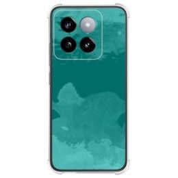 Funda Silicona Antigolpes para Xiaomi 14 Pro 5G diseño Acuarela 06 Dibujos