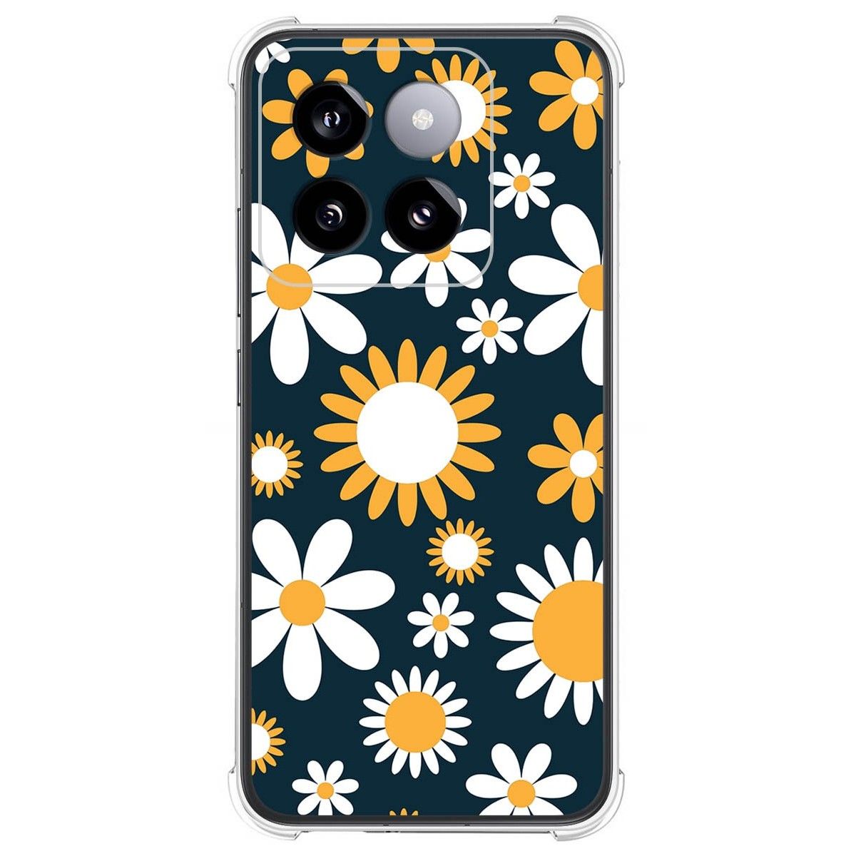 Funda Silicona Antigolpes para Xiaomi 14 Pro 5G diseño Flores 08 Dibujos
