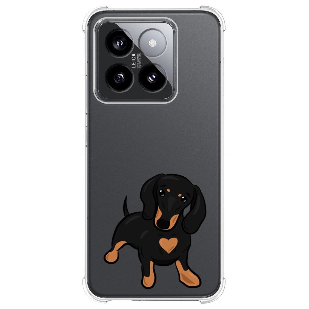 Funda Silicona Antigolpes para Xiaomi 14 Pro 5G diseño Perros 04 Dibujos