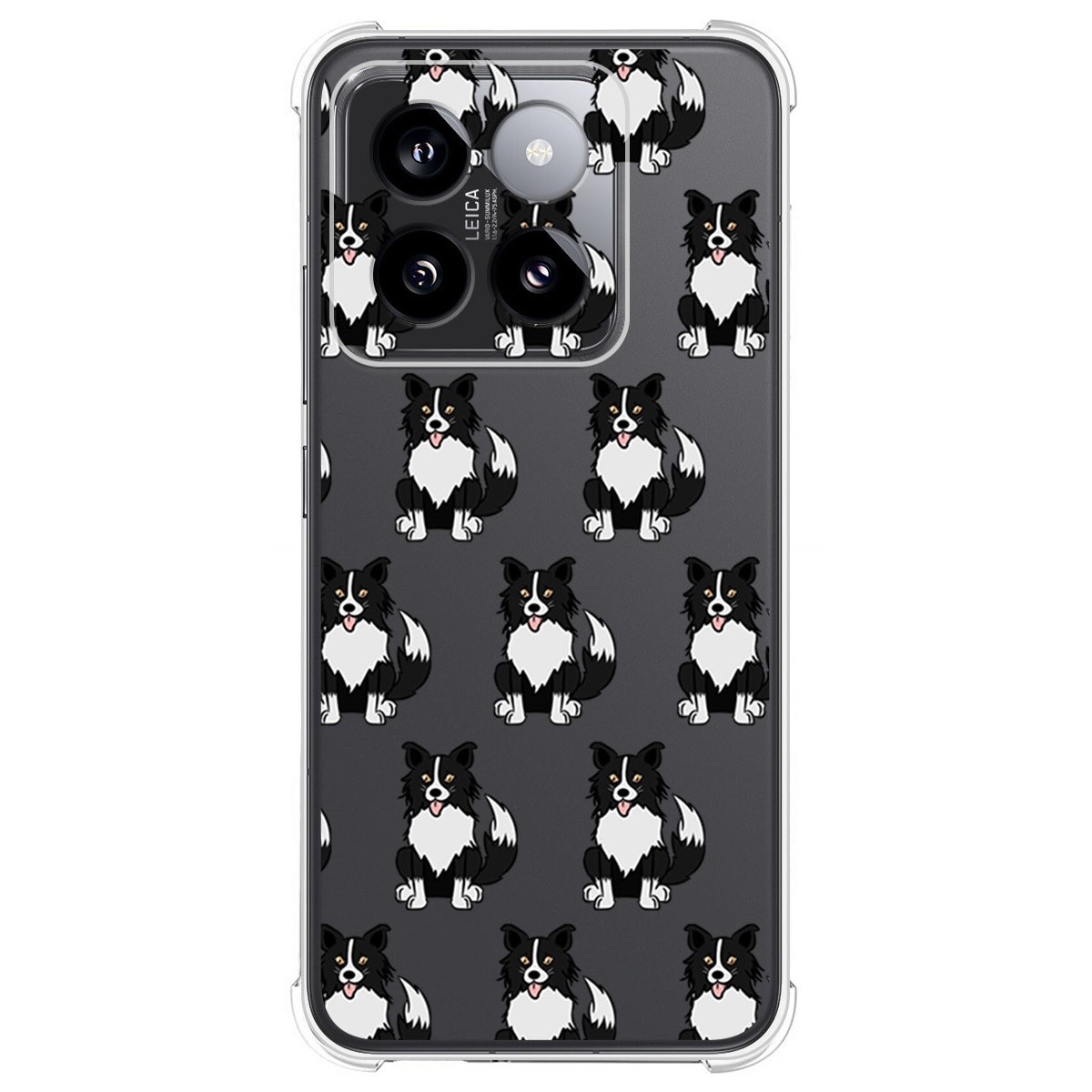 Funda Silicona Antigolpes para Xiaomi 14 Pro 5G diseño Perros 07 Dibujos