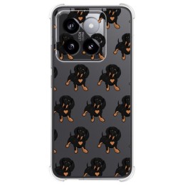 Funda Silicona Antigolpes para Xiaomi 14 Pro 5G diseño Perros 10 Dibujos