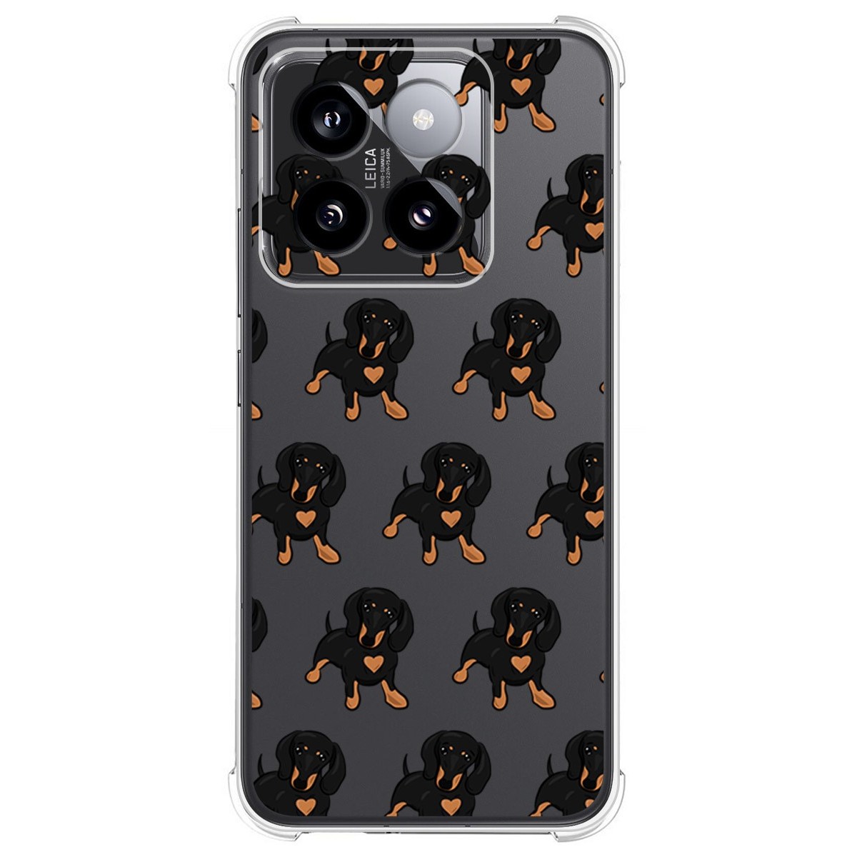 Funda Silicona Antigolpes para Xiaomi 14 Pro 5G diseño Perros 10 Dibujos