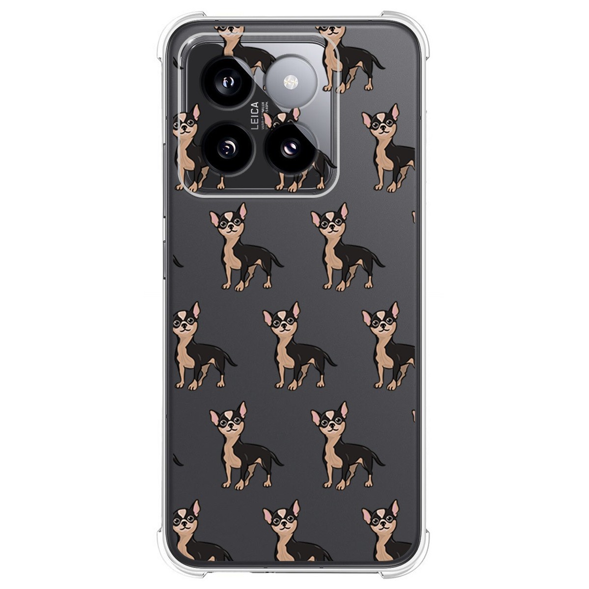 Funda Silicona Antigolpes para Xiaomi 14 Pro 5G diseño Perros 11 Dibujos