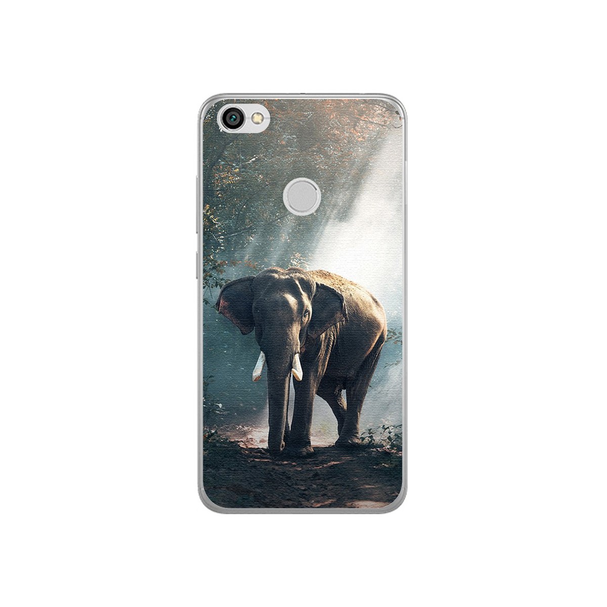 Funda Gel Tpu para Xiaomi Redmi Note 5A Pro / 5A Prime Elefante Dibujos