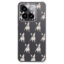 Funda Silicona Antigolpes para Xiaomi 14 Pro 5G diseño Perros 12 Dibujos
