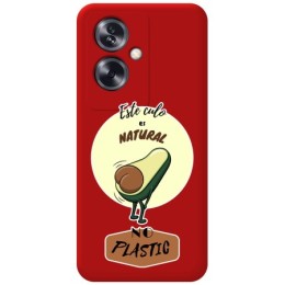 Funda Silicona Líquida Roja para Oppo A79 5G diseño Culo Natural Dibujos