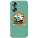 Funda Silicona Líquida Verde para Oppo A79 5G diseño Adventure Dibujos