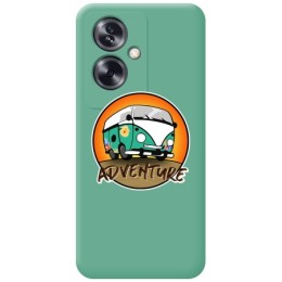Funda Silicona Líquida Verde para Oppo A79 5G diseño Adventure Dibujos
