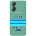 Funda Silicona Líquida Verde para Oppo A79 5G diseño Agua Dibujos