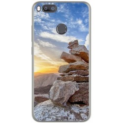Funda Gel Tpu para Xiaomi Mi 5X / Mi A1 Diseño Sunset Dibujos