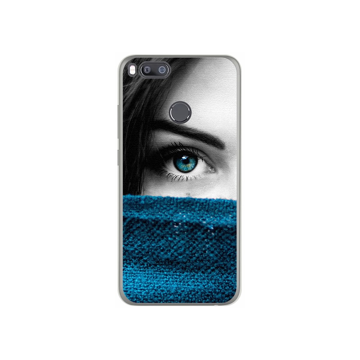 Funda Gel Tpu para Xiaomi Mi 5X / Mi A1 Diseño Ojo Dibujos